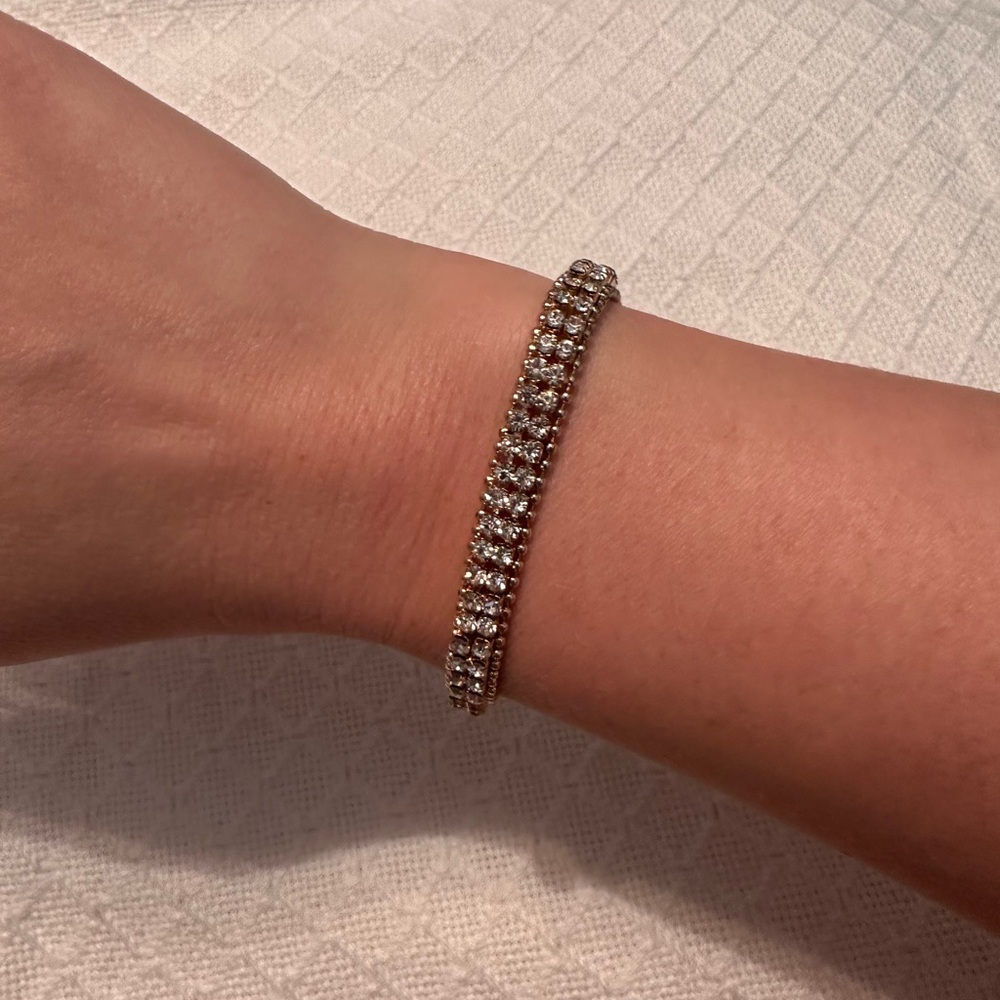Jewel and Gold Bracelet